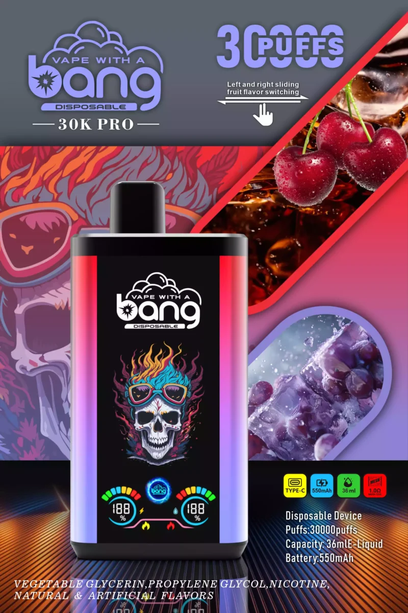 Bang 30000 Puffs Gro?handel direkt aus der Quelle Erlebnis frische Aromen (16)